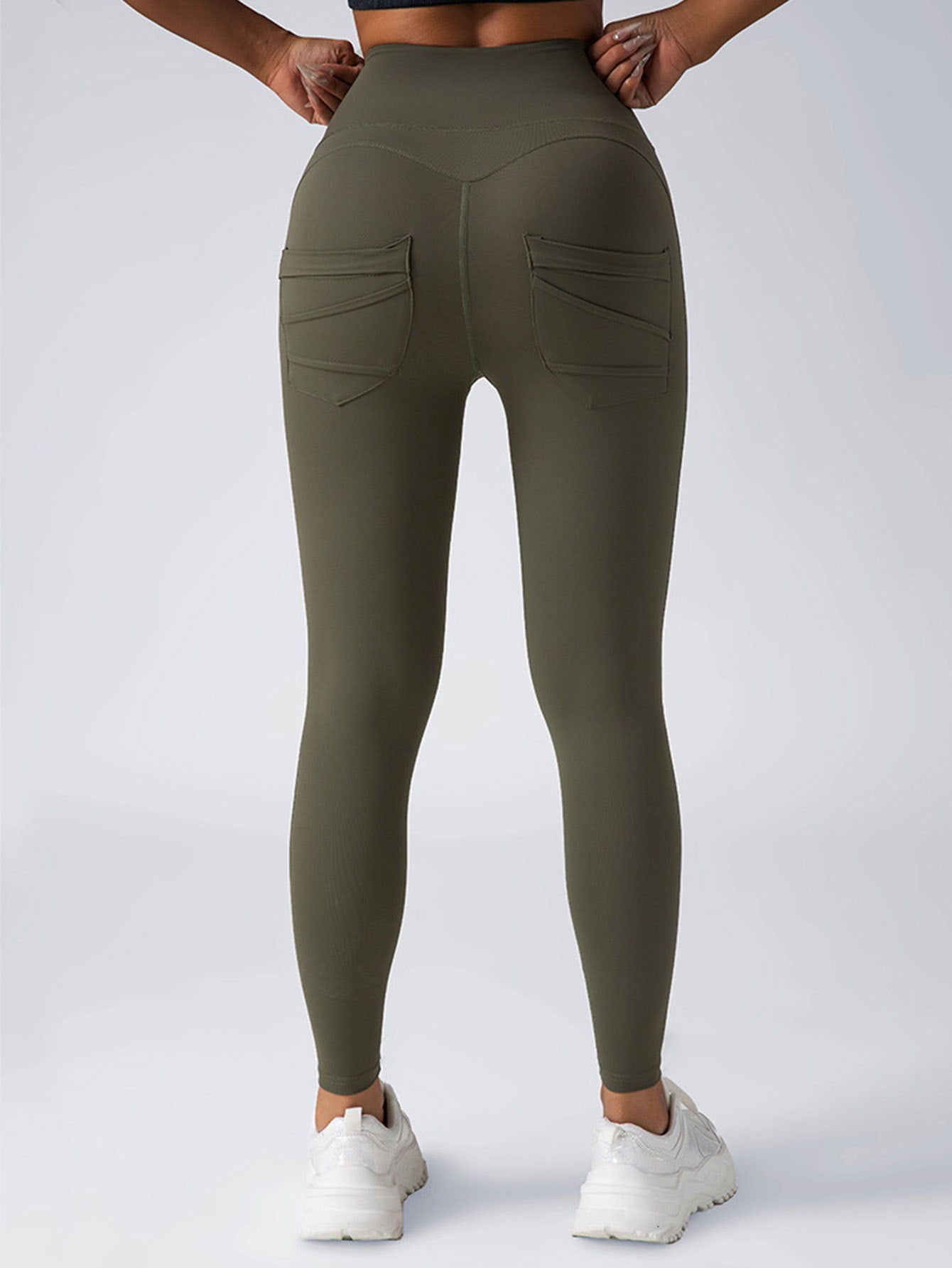 High Waist 2Pack Yoga Leggings With Pocket