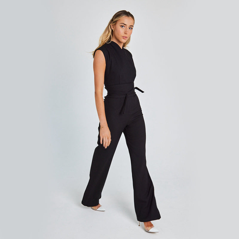 Long Sleeveless Jumpsuit