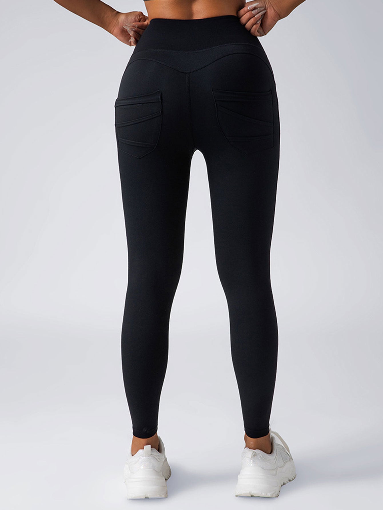 5pack Solid-color Yoga Pants
