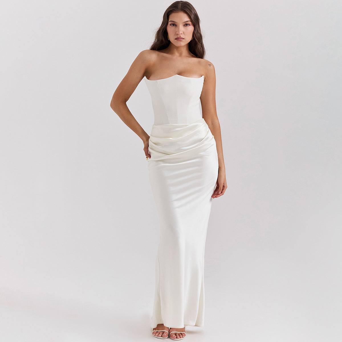 Slim Tube Top Backless Dress