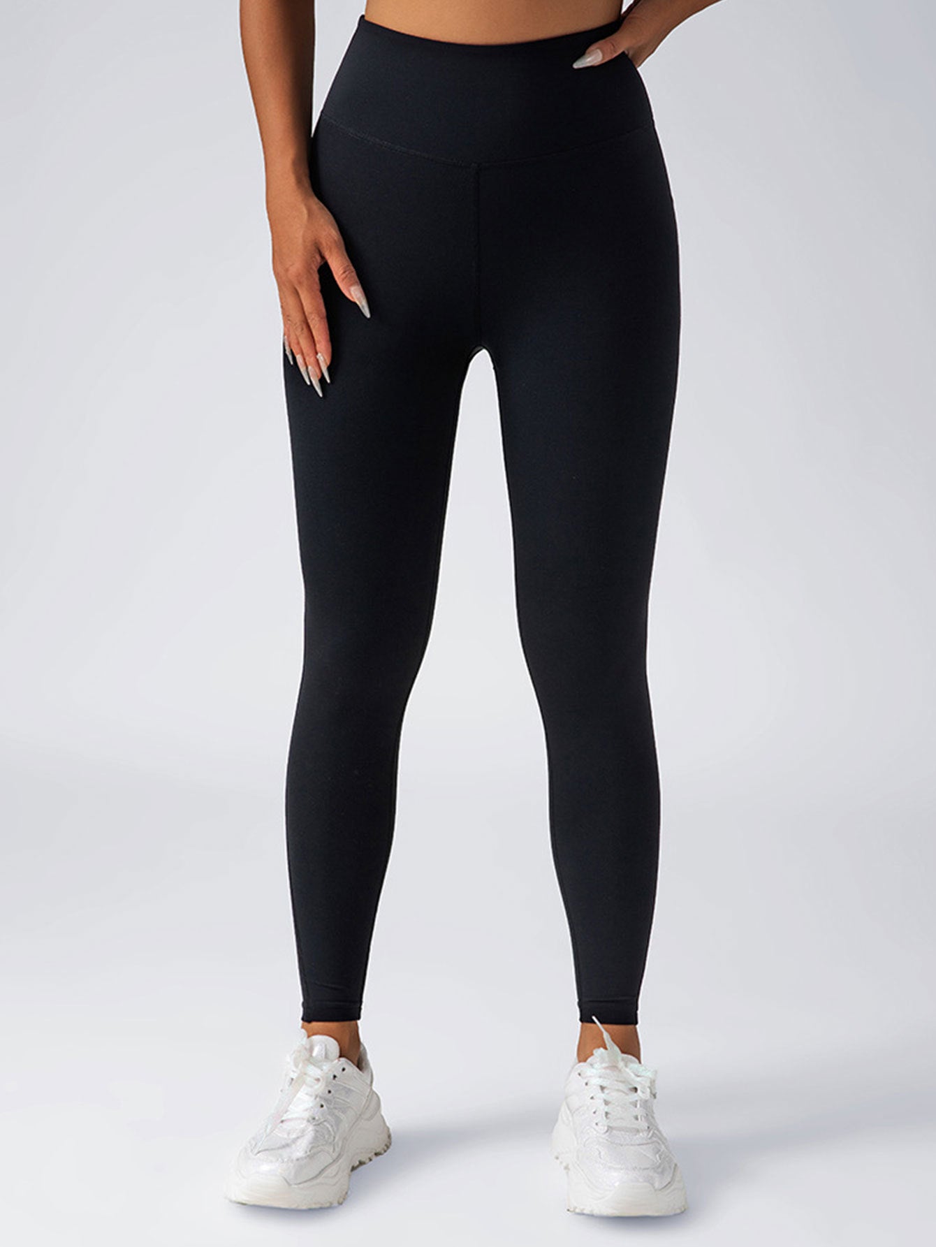 5pack Solid-color Yoga Pants