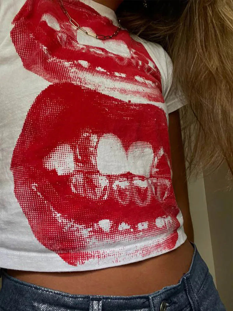 Graphic Short Sleeve Top