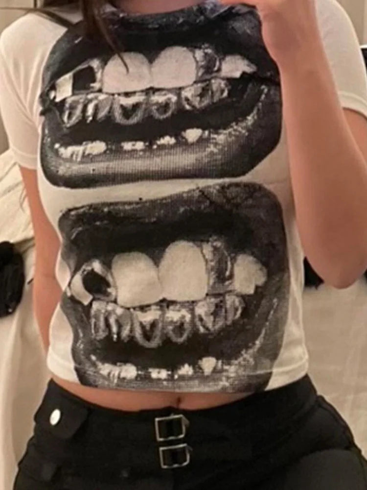 Graphic Short Sleeve Top