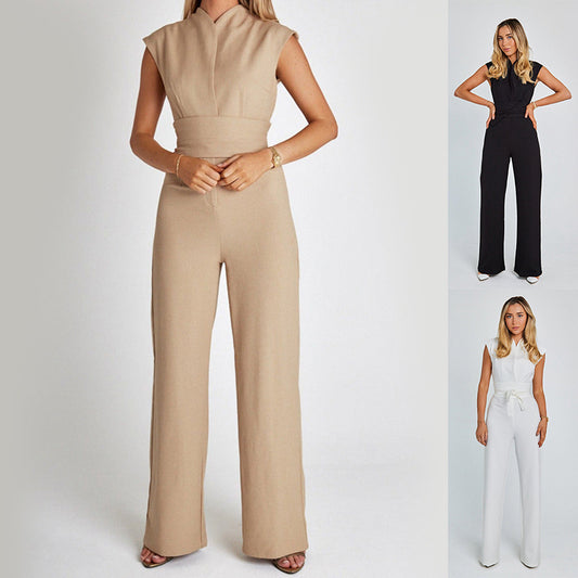 Long Sleeveless Jumpsuit
