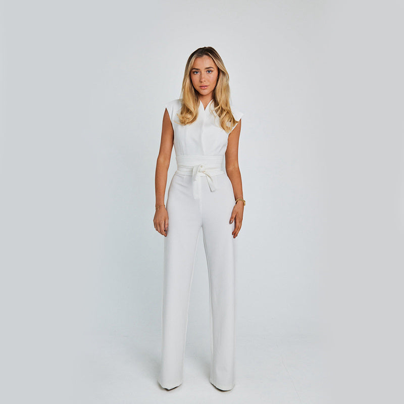 Long Sleeveless Jumpsuit